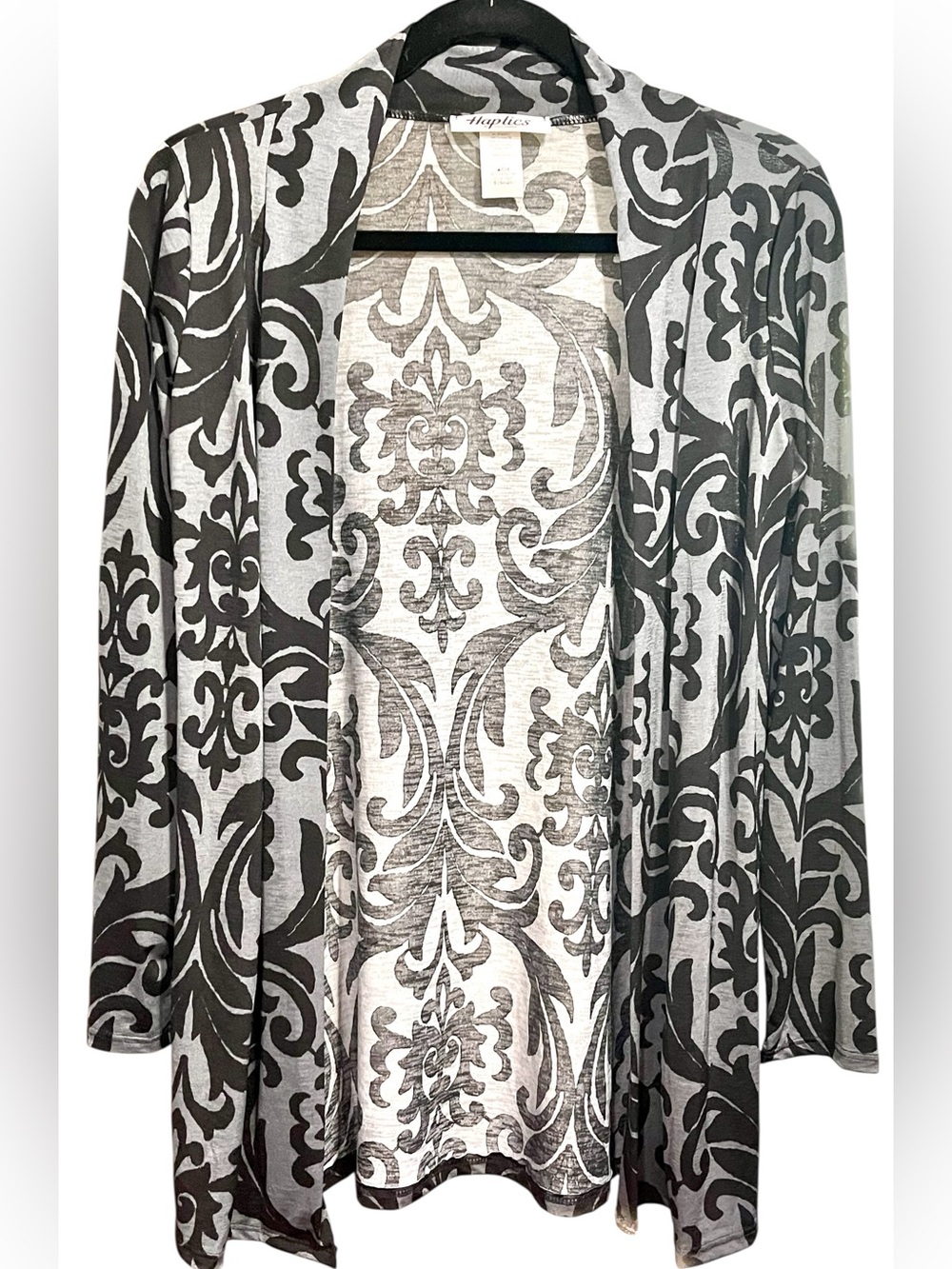 New Women’s stretchy damask kimono cardigan